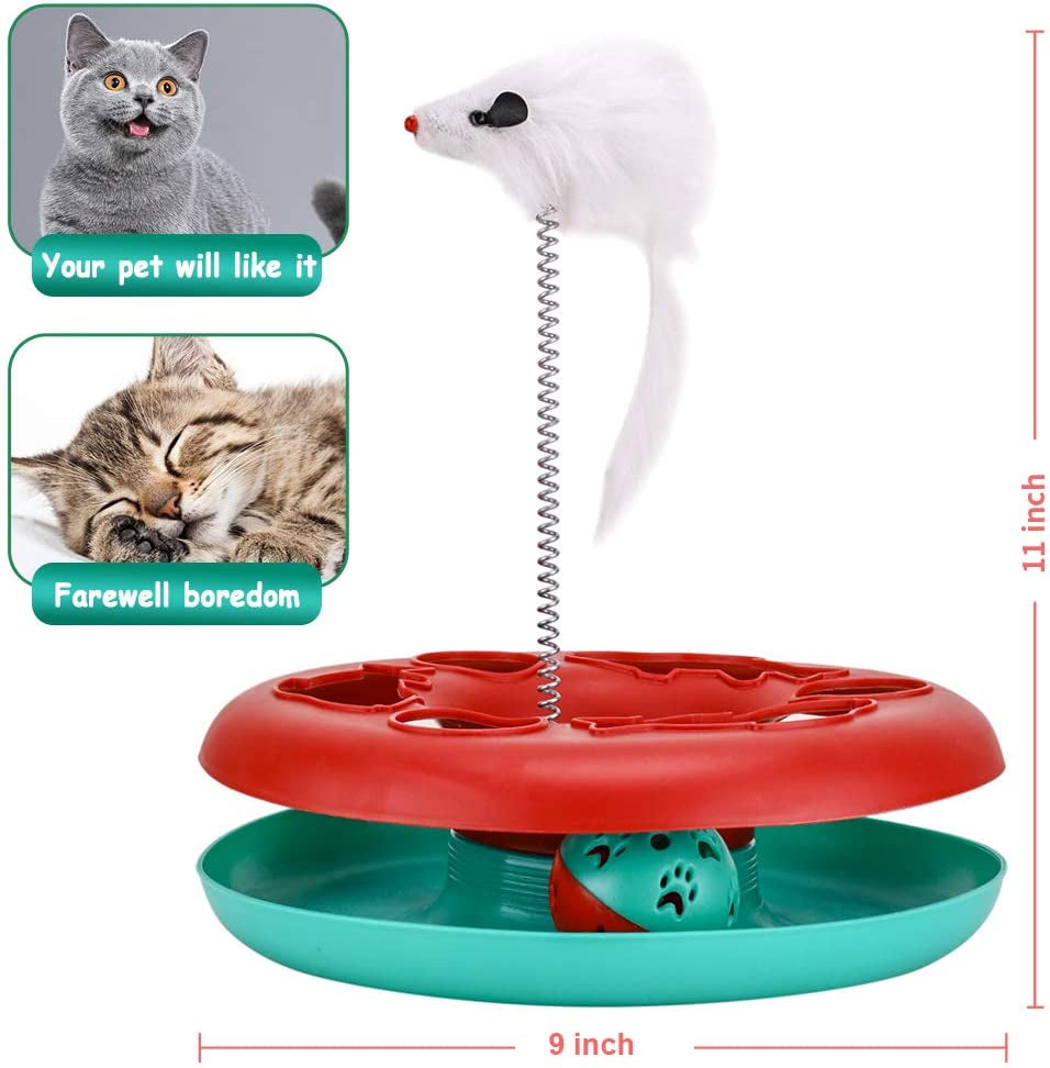 Interactive Cat Toy Set – Tower of Tracks