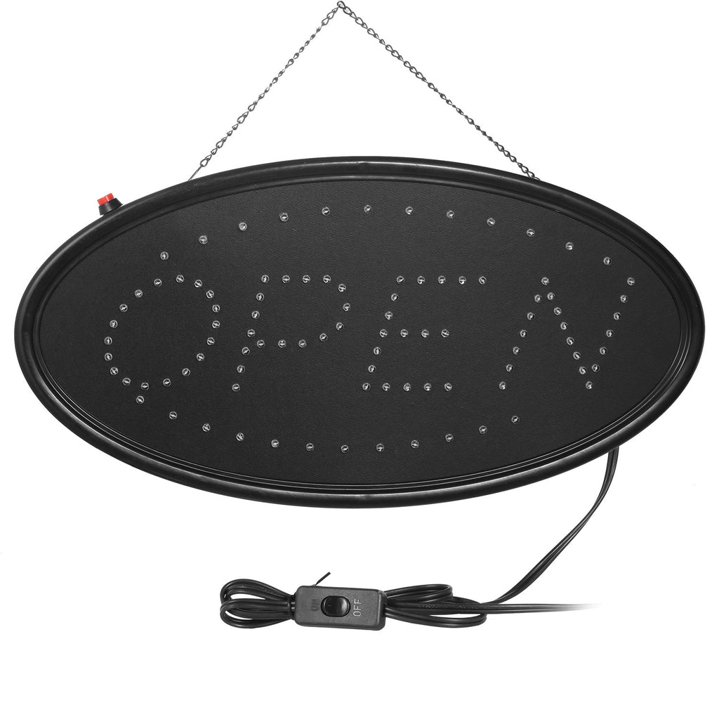 Neon Open Sign with LED Flash/Static Modes for Shops