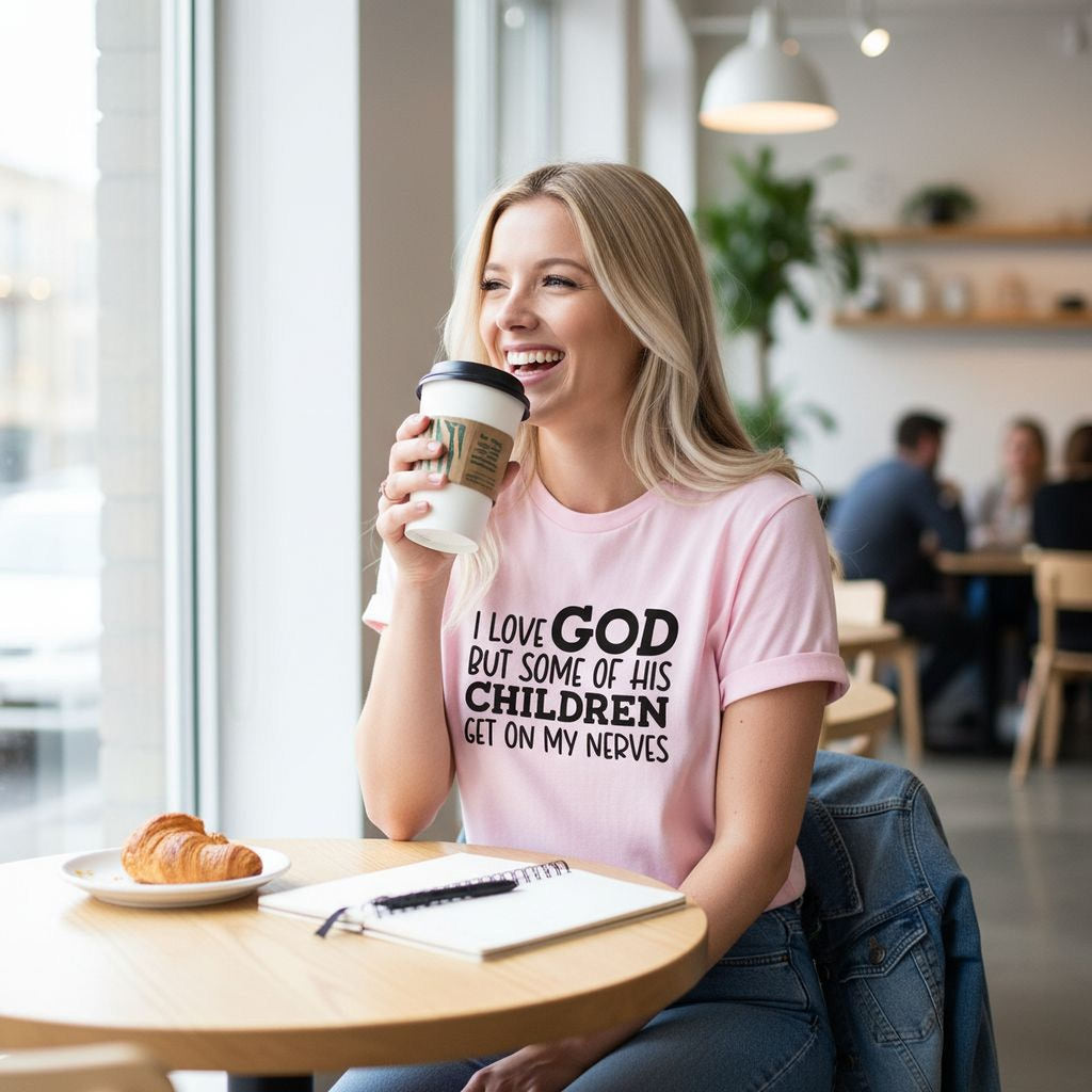 Funny Shirts For Women - Comfy Cotton Bella Canvas Tees With Sassy Saying