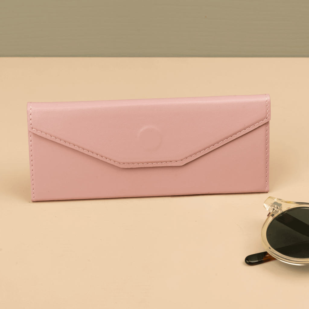 Luxury Leather Sunglasses Case - Pink - Louisville