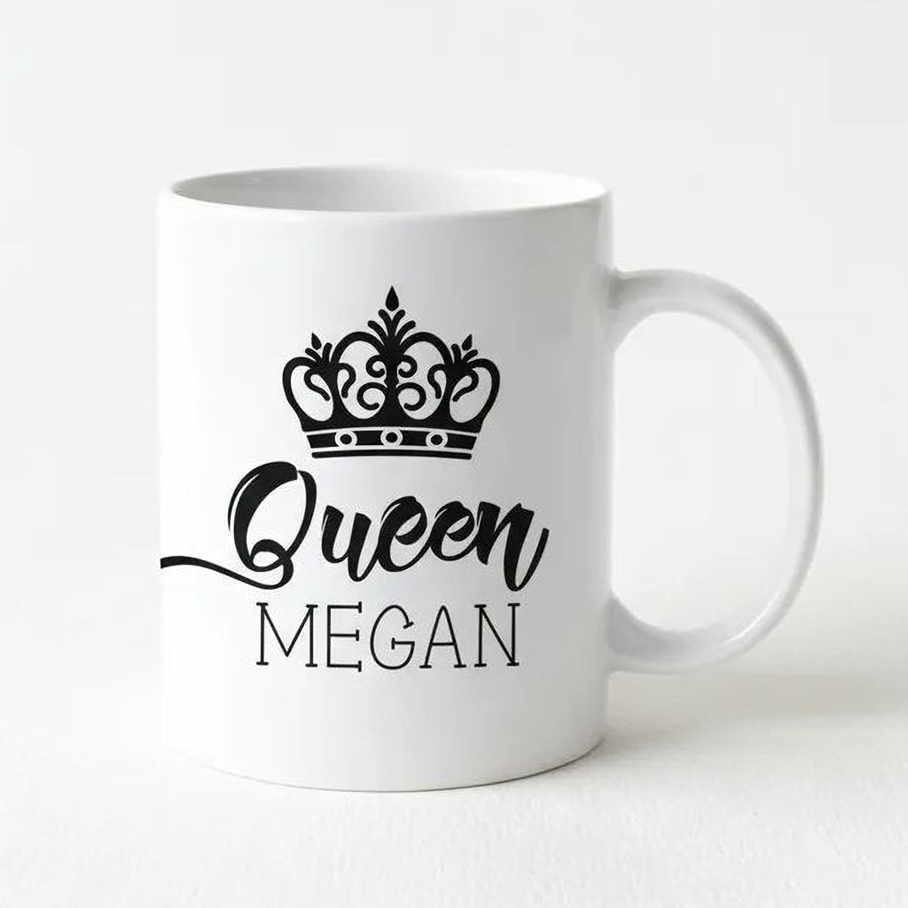 Personalized Coffee Mug for Women - Personalized Crown Coffee Mug for Her - Custom Queen Coffee Mug - Fairy Tale Gifts