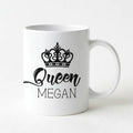 Personalized Coffee Mug for Women - Personalized Crown Coffee Mug for Her - Custom Queen Coffee Mug - Fairy Tale Gifts