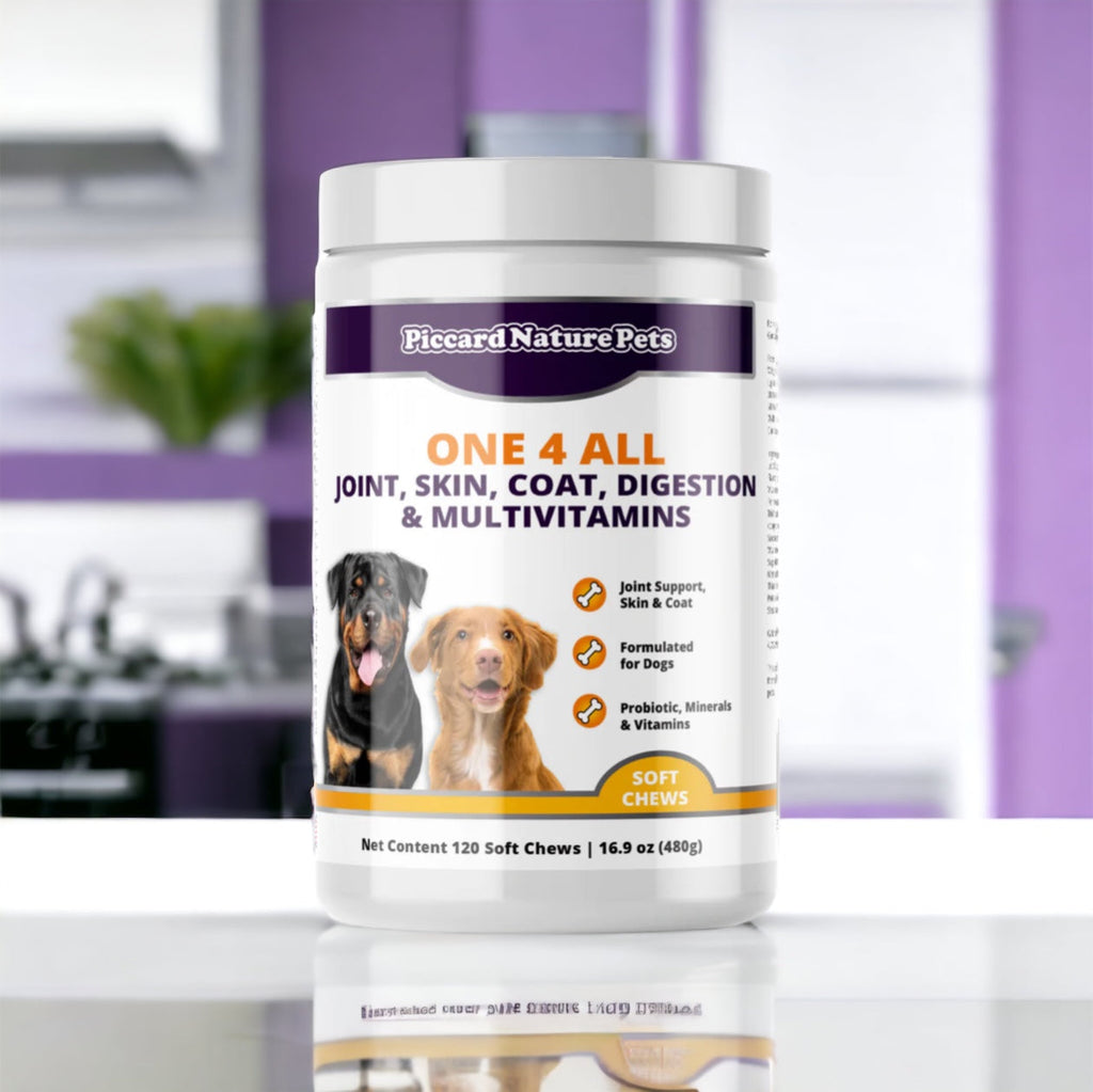 PiccardNaturePets One 4 All Dog Supplement 120 Count Soft Chews