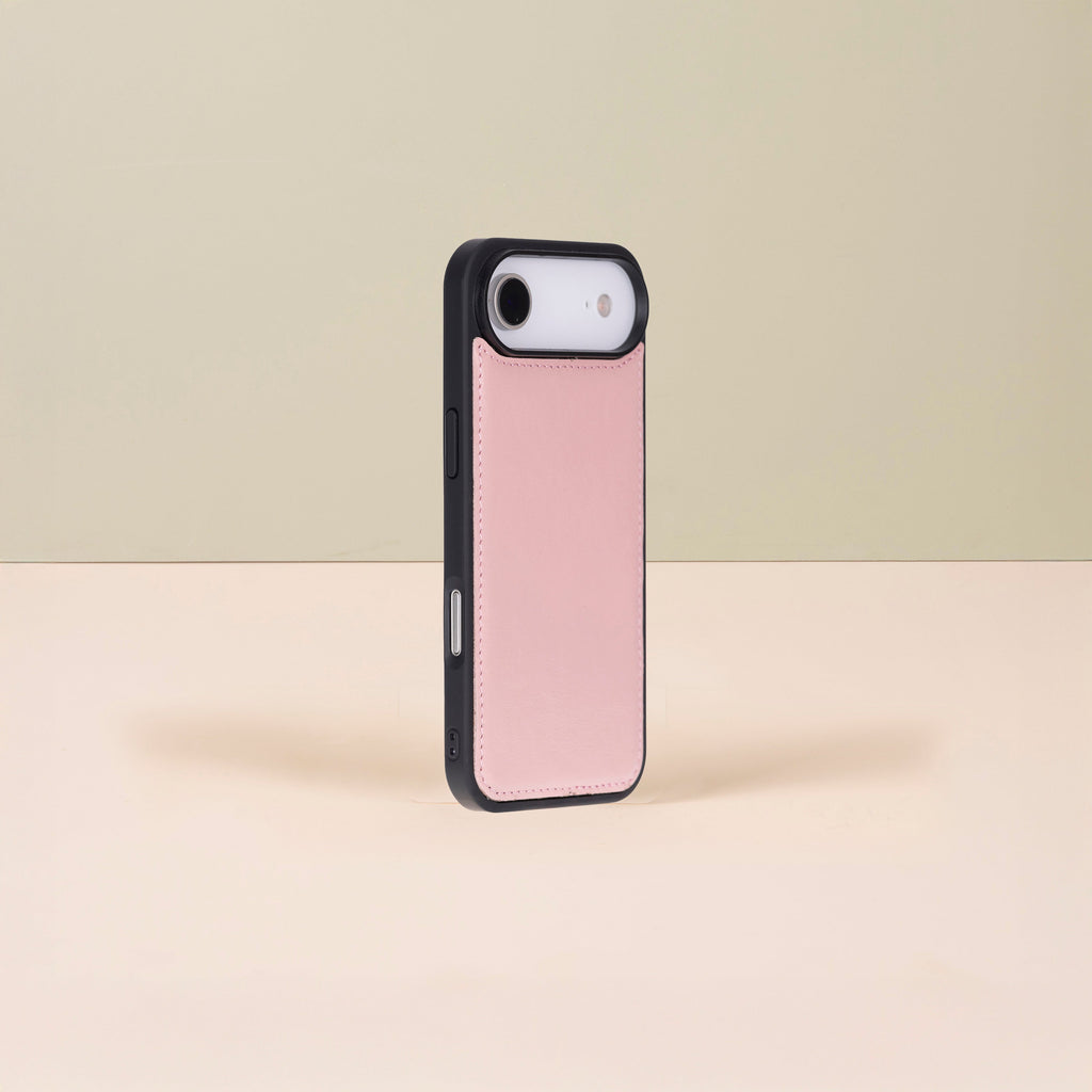 Premium Leather iPhone Air Wallet Case – Pink - Austin