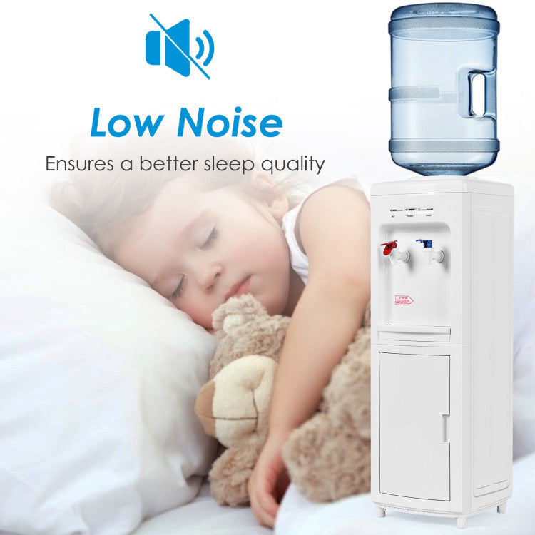 5-Gallon Hot & Cold Water Cooler with Child Safety Lock