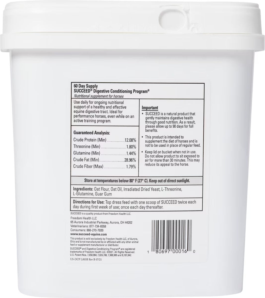SUCCEED Digestive Conditioning Program Granules 3.75 lb Horse Digestive Supplement