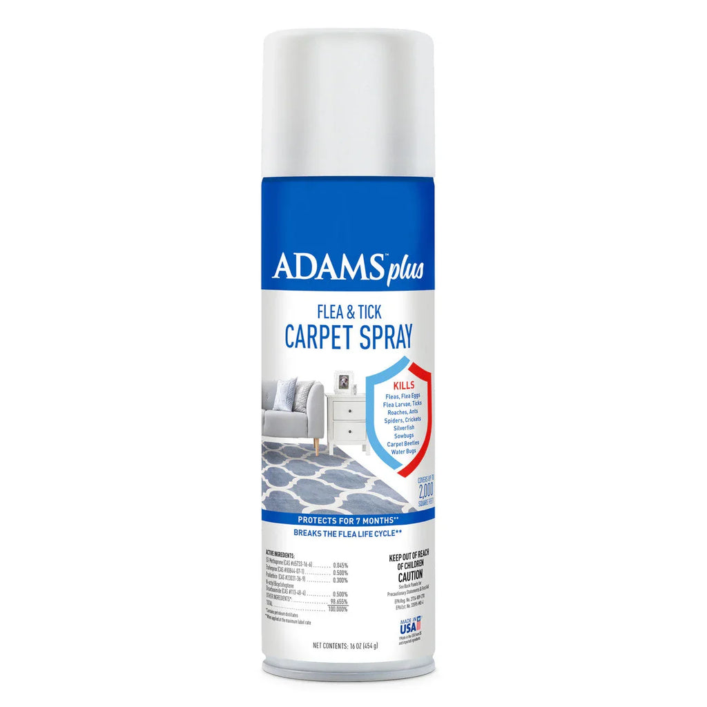 Adams Plus Flea & Tick Carpet Spray Indoor Home Pest Control 16 oz.