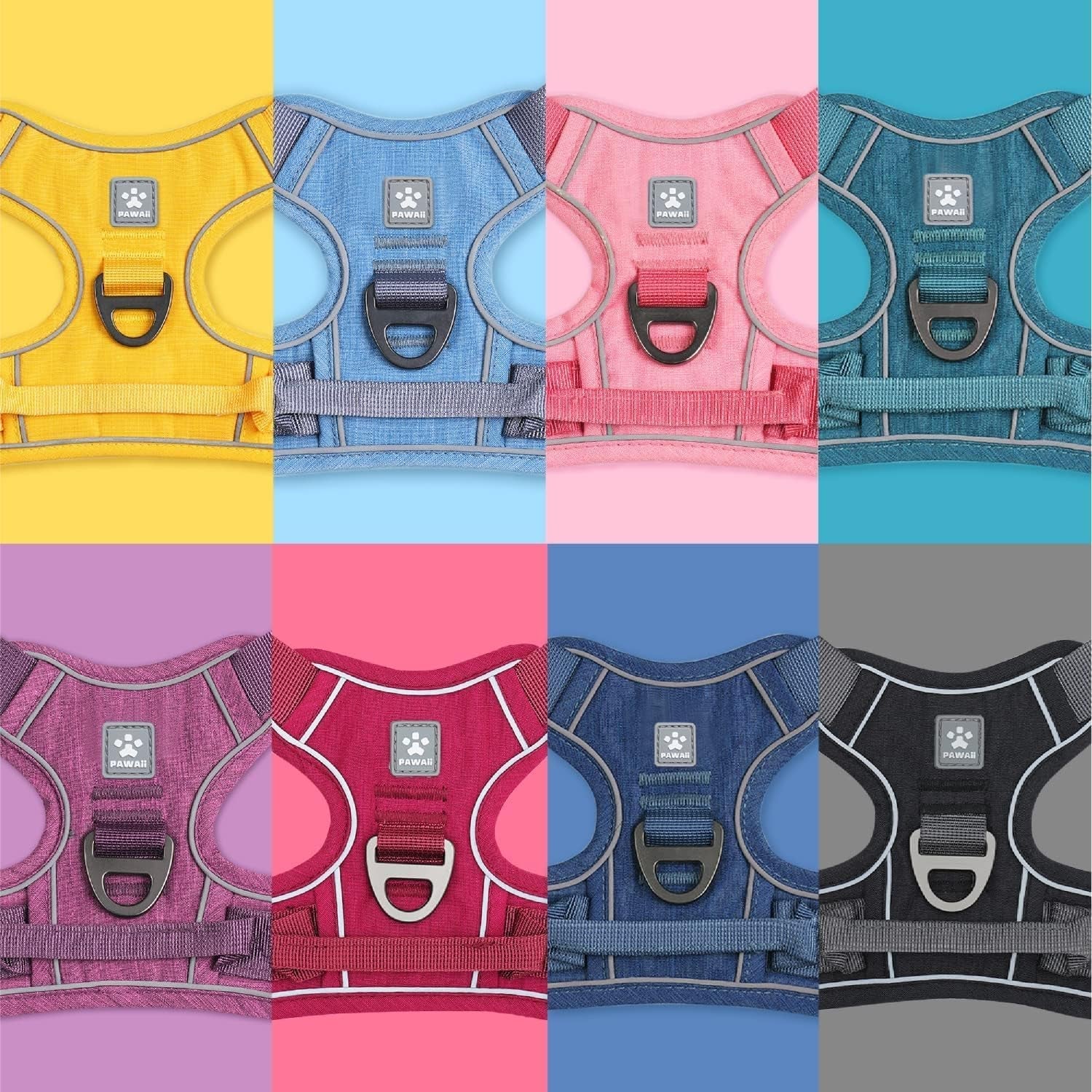 No-Pull Reflective Dog Harness with ID Tag