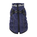 Warm Reflective Traction Coat Plus Fleece Waterproof Jacket