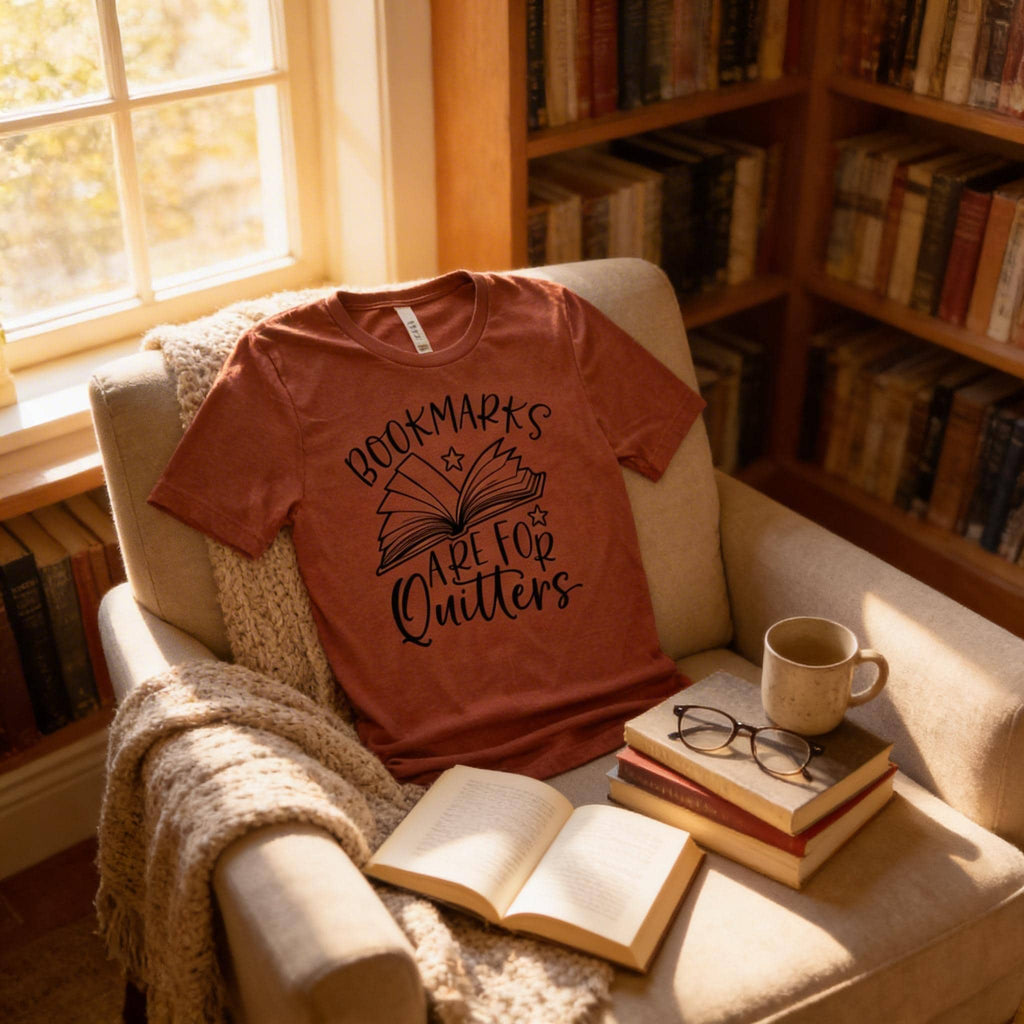 Book Lover Shirt | Funny Book | Unisex Super Soft Premium Graphic T-Shirt | Librarian Shirt | Reading Teacher Gift | Bookmarks