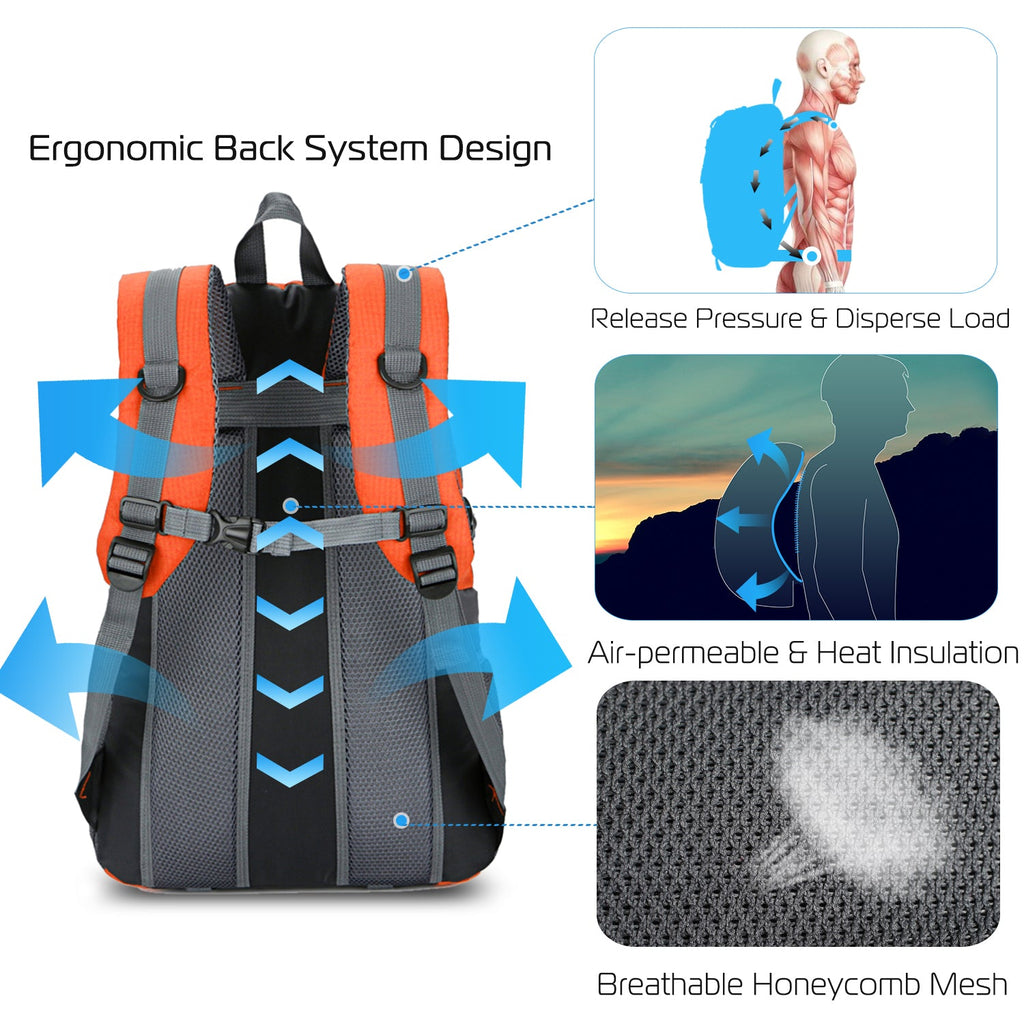 36L Outdoor Backpack for Hiking and Travel
