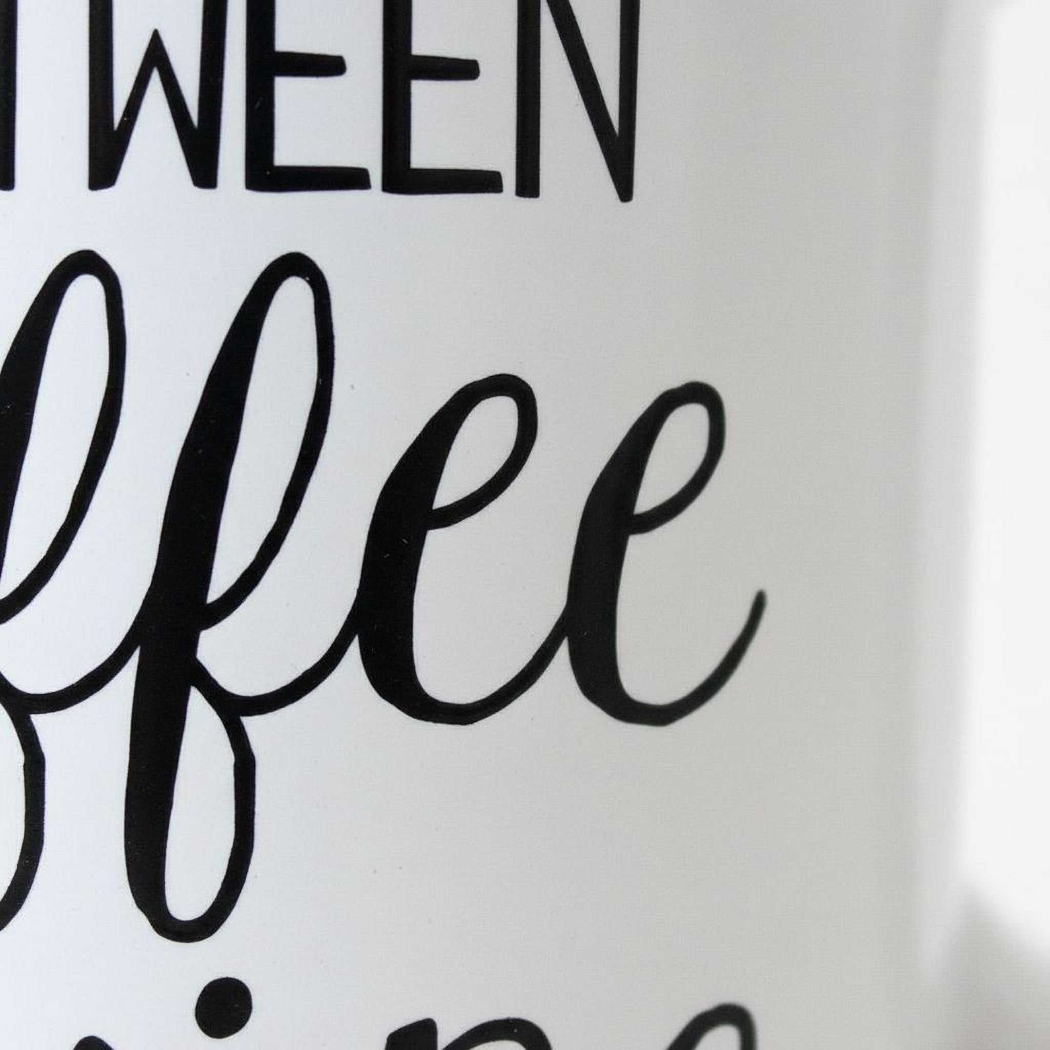 Funny Coffee Mug – Life Is What Happens Between Coffee & Wine | Ceramic Gift