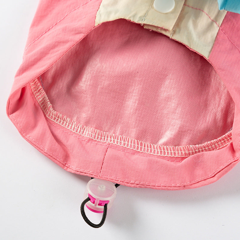 Pet Hoodie And Belt Loop - Fashionable Color Block Dog Sweatshirt For Small And Medium-sized Dogs