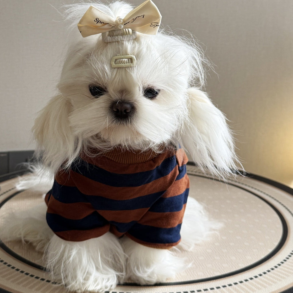 Outdoor Summer Thin Striped Shirt For Dogs