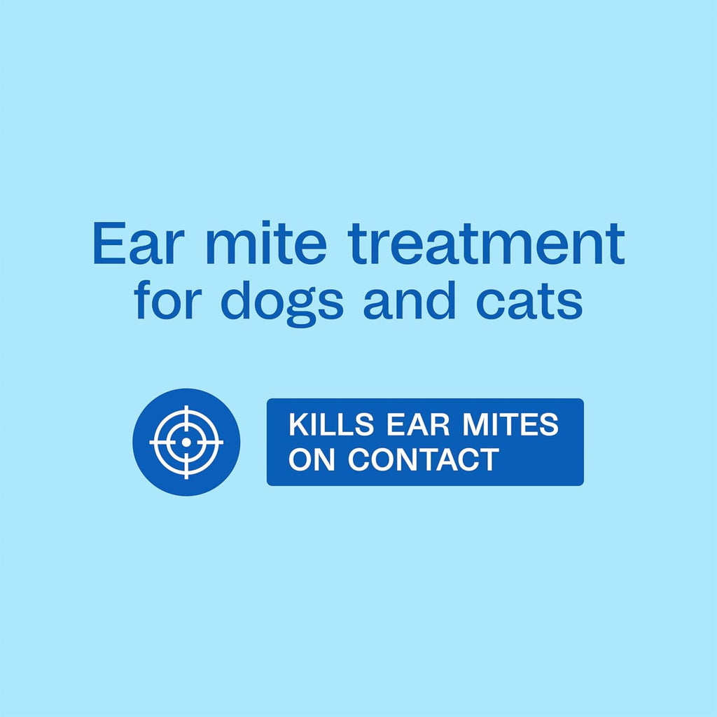 Adams Flea and Tick Ear Mite Treatment Pet Care, 0.5 oz.