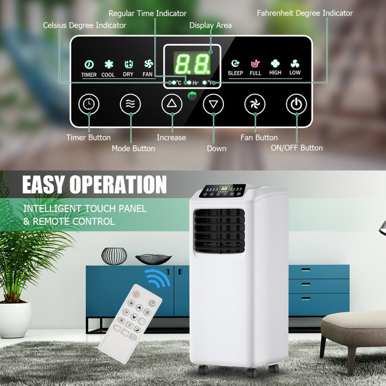 9,000 BTU Portable AC with Remote