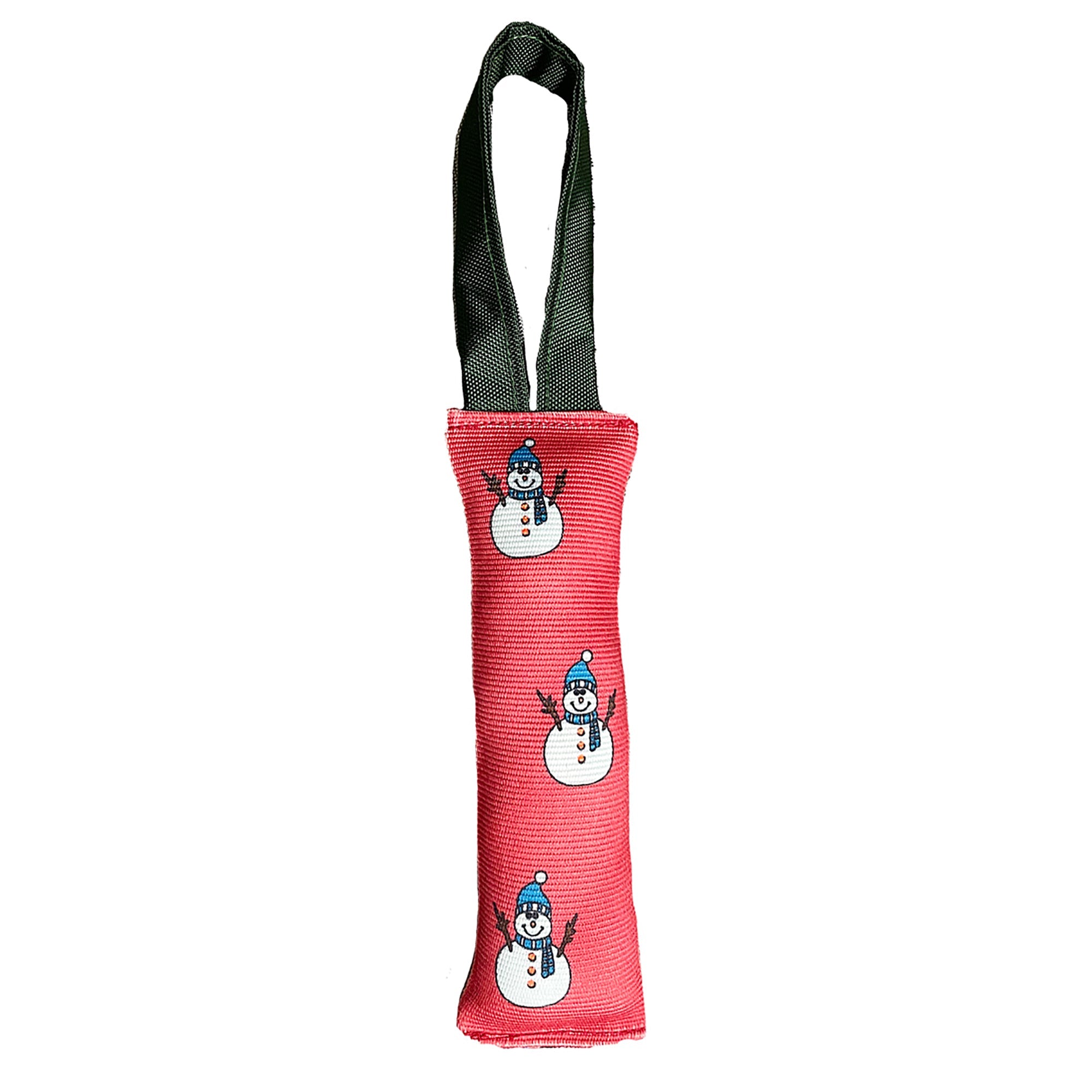 Fire Hose Snowman Dog Toy Tug