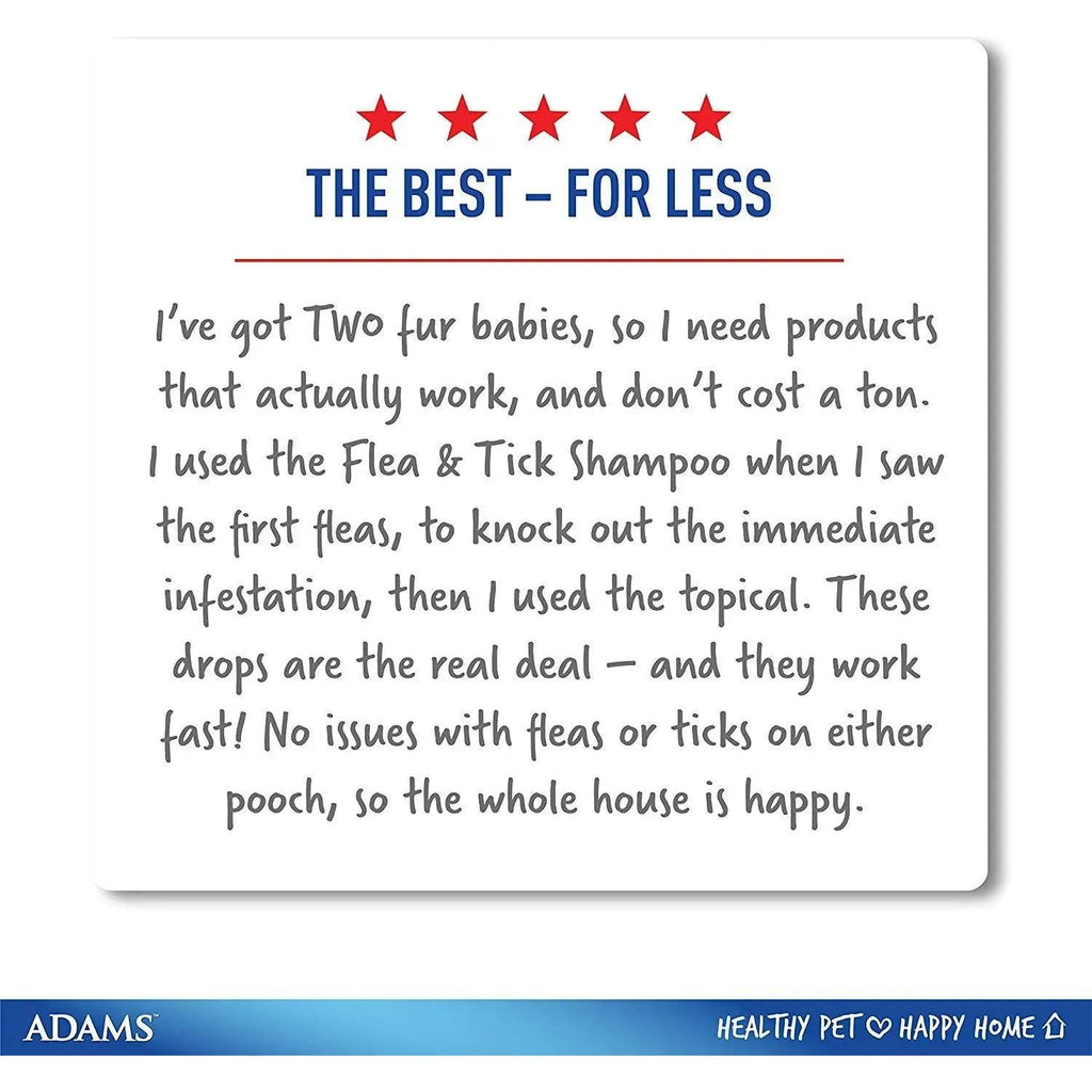 Adams Plus Flea and Tick Spot On for Small Dogs 5-14 lbs.