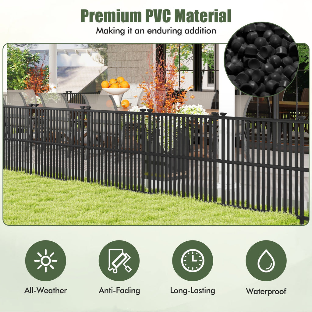 Air Conditioner Fence Panel with Metal Ground Stakes for Outside