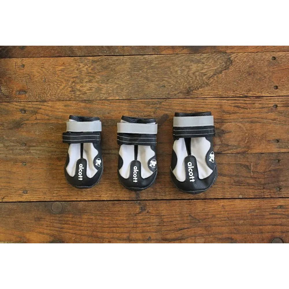 Alcott Explorer Adventure Dog Boots, Grey& Black Small