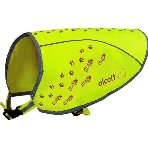 Alcott Visibility Dog Vest with Reflective Trim, Large Neon Yellow