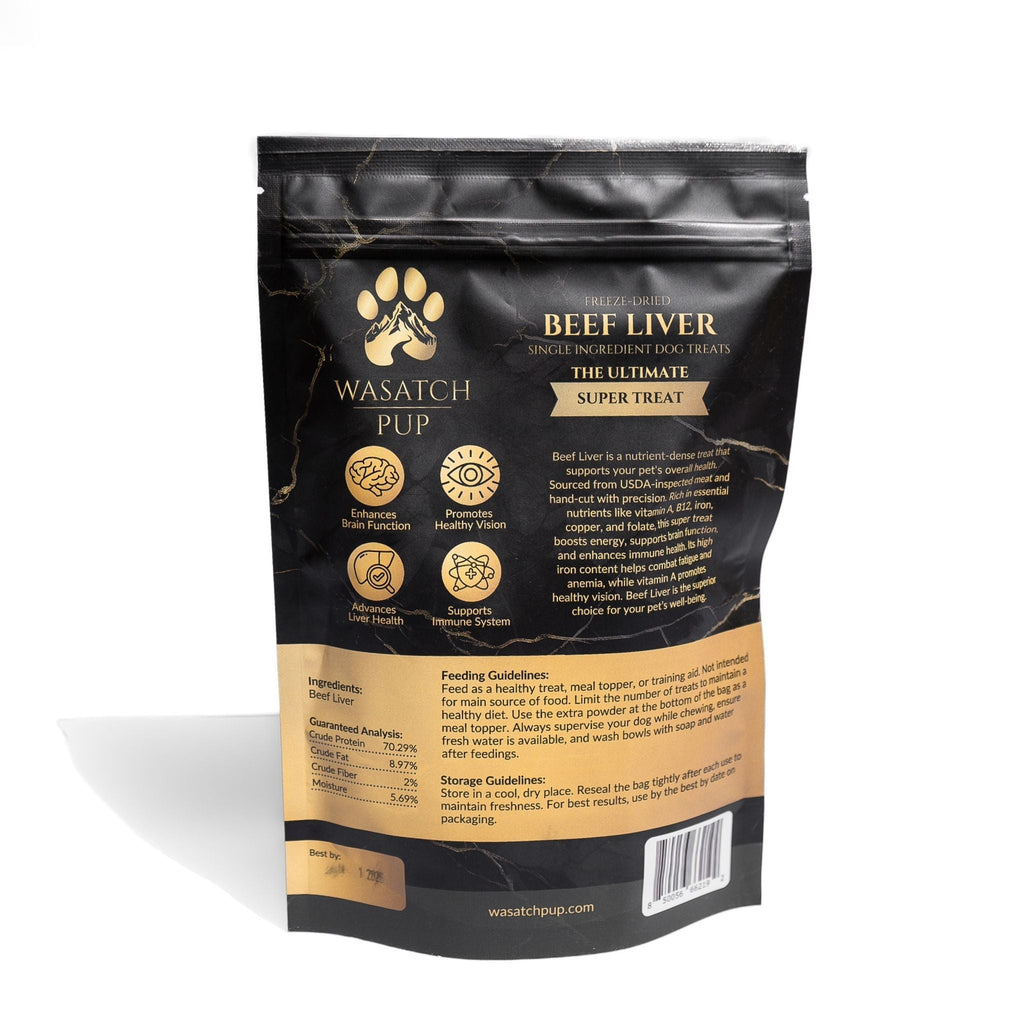 Freeze-Dried Beef Liver Dog Treat