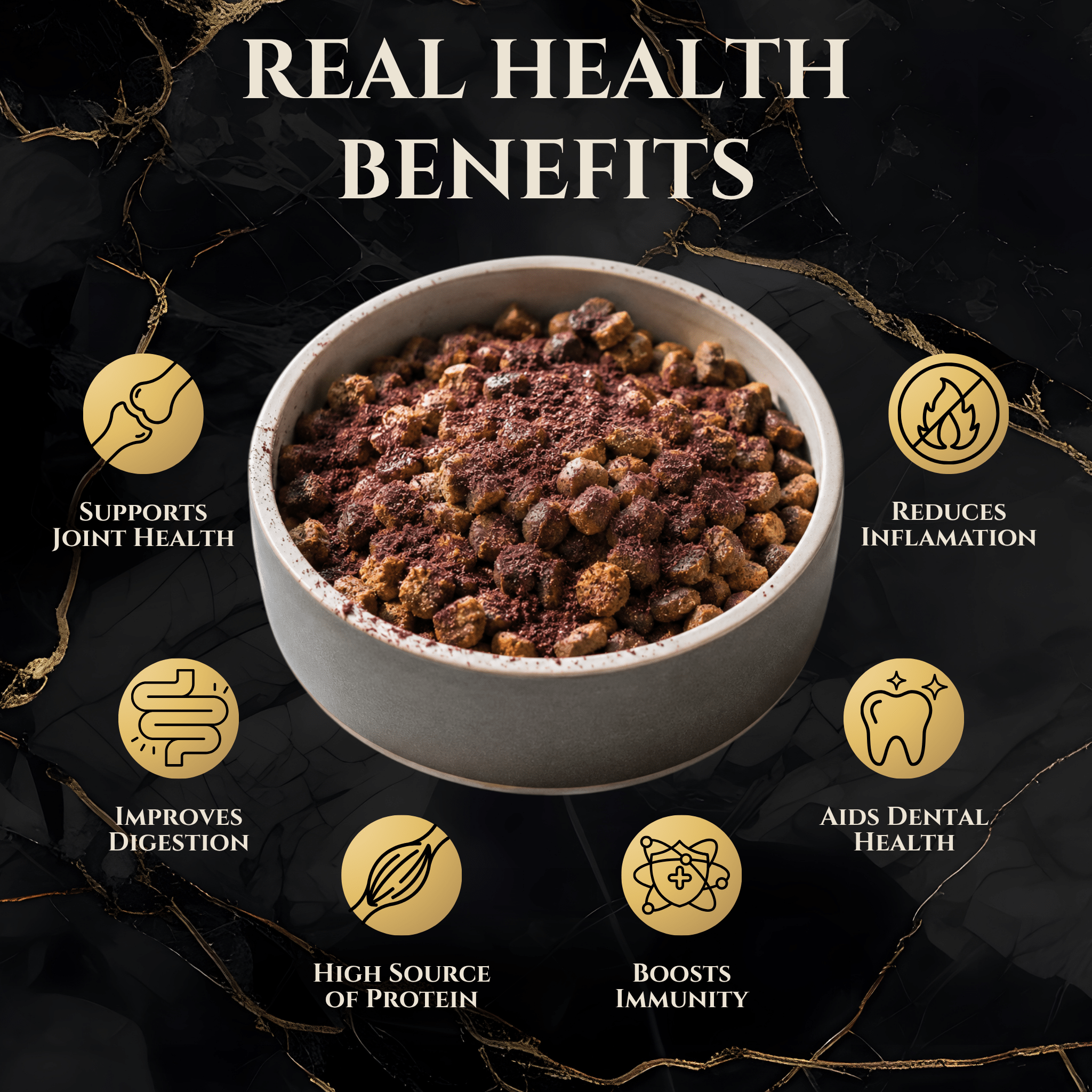 Freeze-Dried Beef Blood | Meal Topper