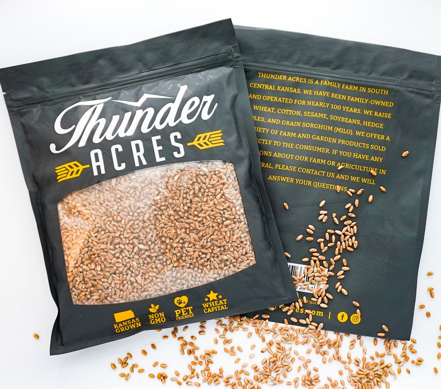 Non-GMO Wheat Seed for Wheatgrass and Cat Grass - Glyphosate Free