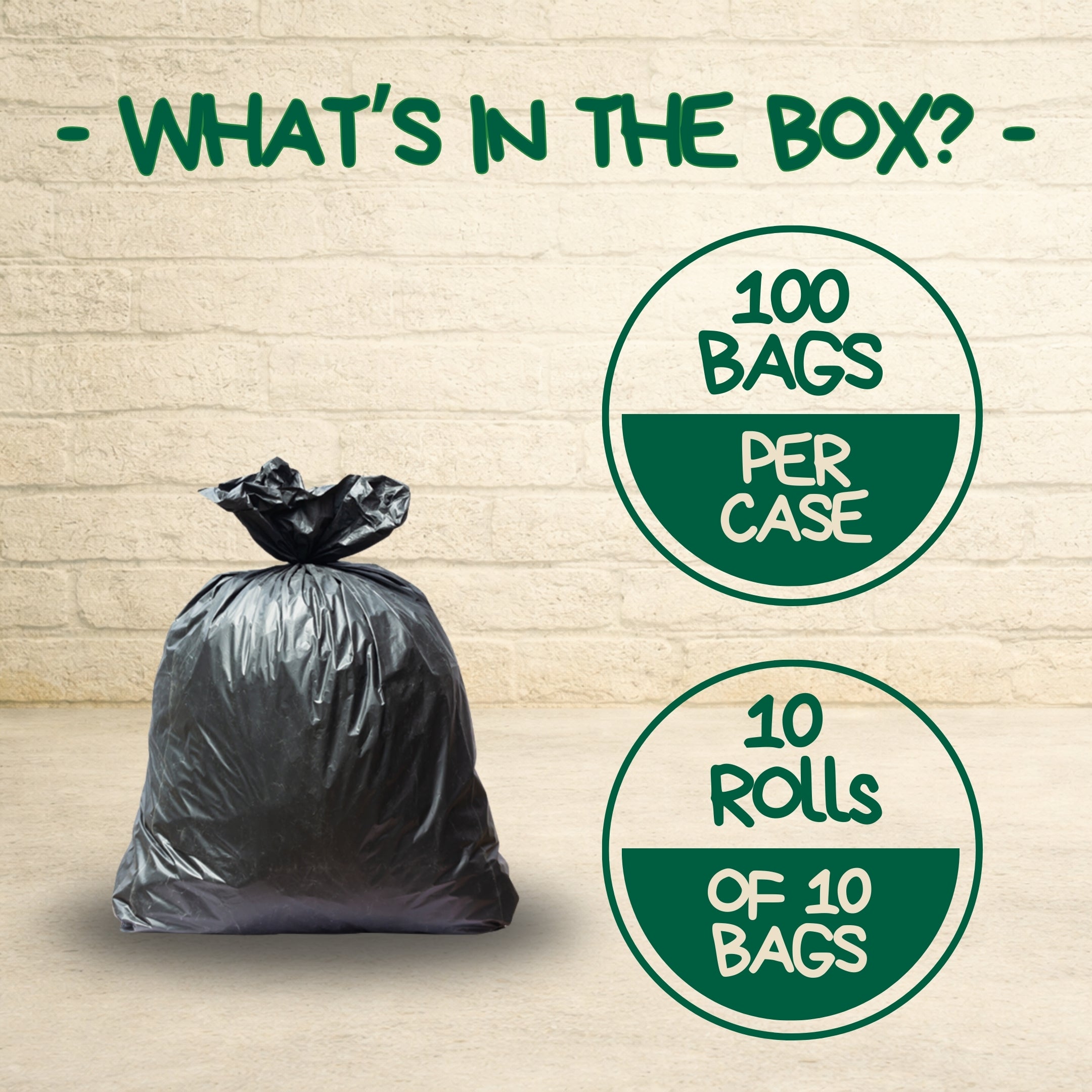 38% Plants - 45 Gallon Trash Can Liners