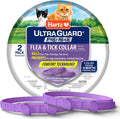 Cat Flea Tick Collar 2 Pack Breakaway Adjustable 14 Month Protection
