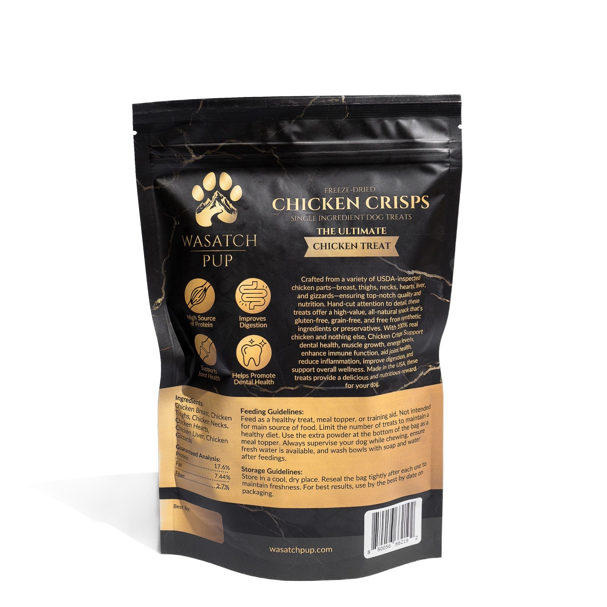 Freeze-Dried Chicken Crisps Dog Treats