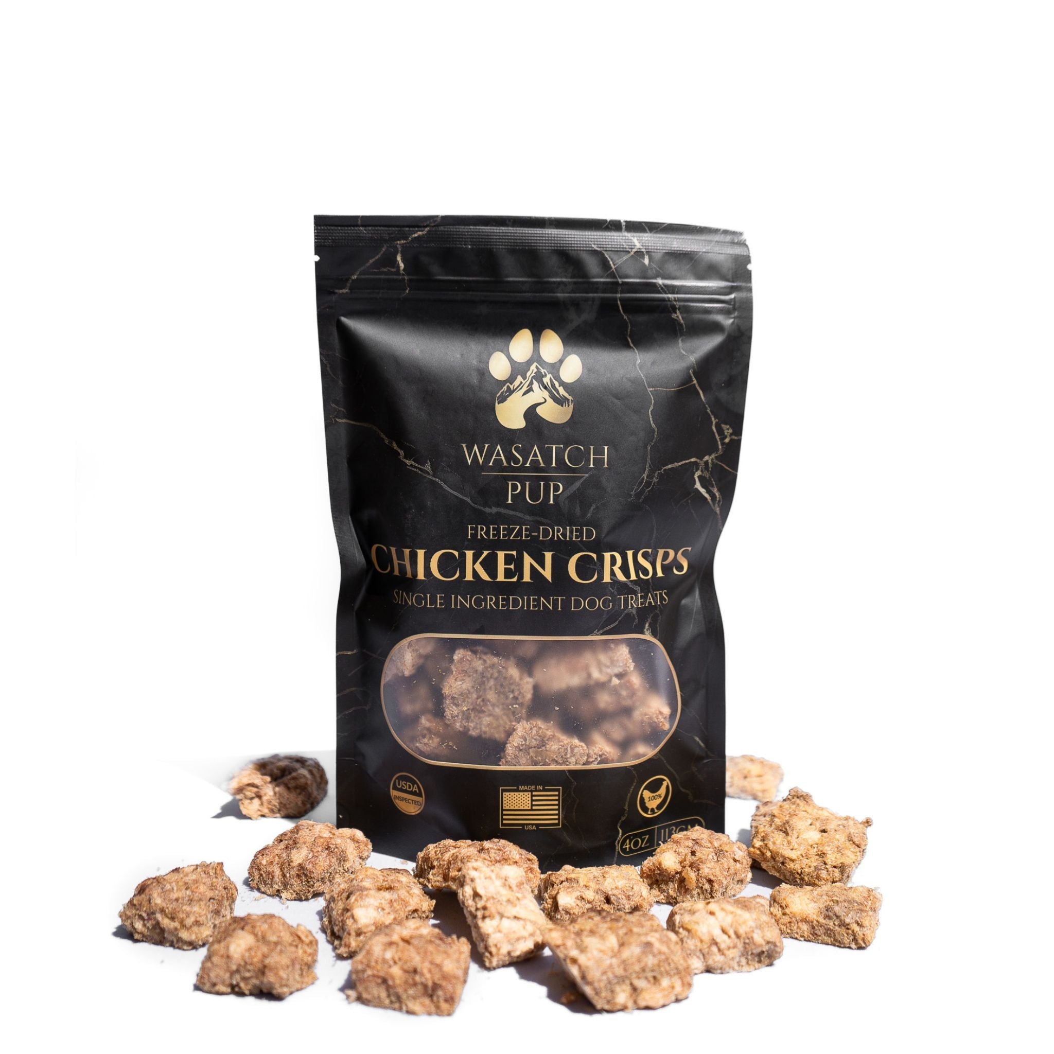 Freeze-Dried Chicken Crisps Dog Treats