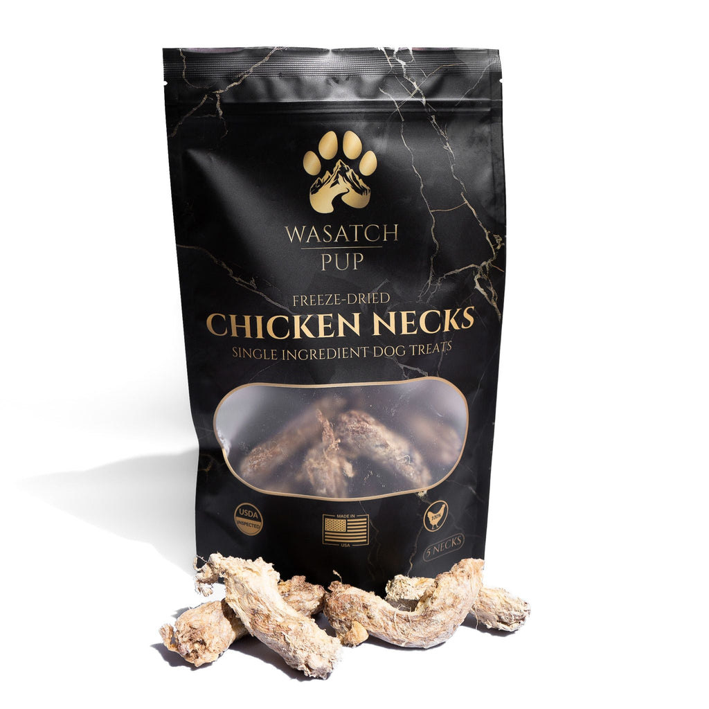 Freeze-Dried Chicken Neck Dog Treats