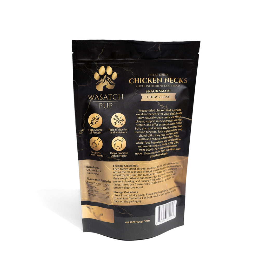 Freeze-Dried Chicken Neck Dog Treats
