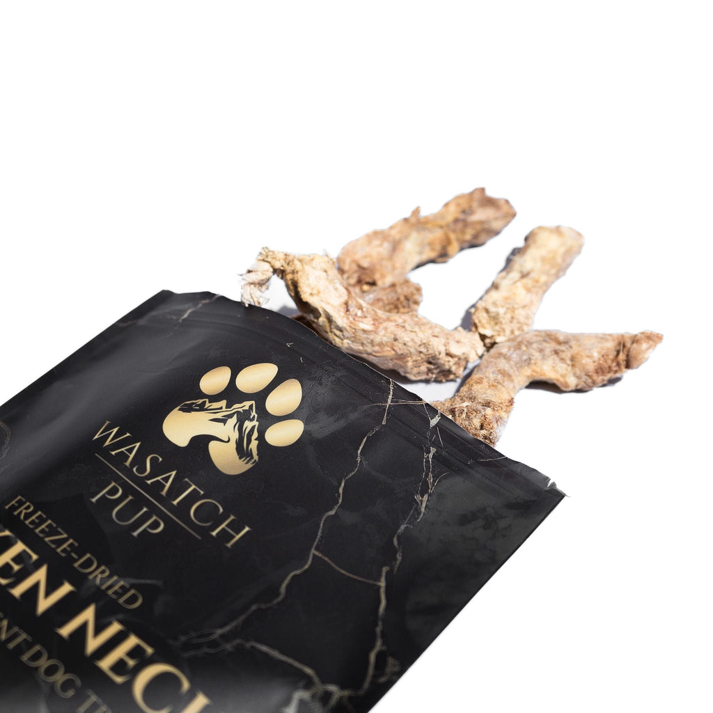 Freeze-Dried Chicken Neck Dog Treats