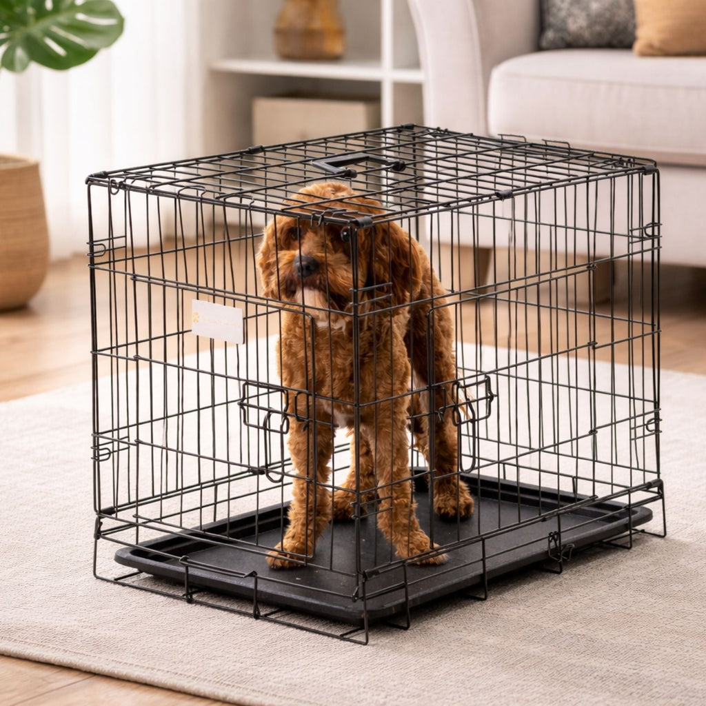 Classic Double-Door Wire Dog Kennel