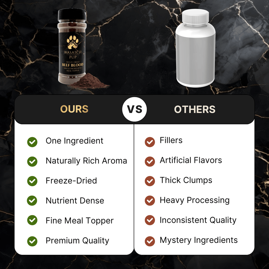 Freeze-Dried Beef Blood | Meal Topper