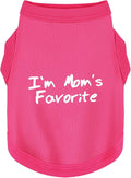 Dog Tank Shirt I'm Mom's Favorite Cotton Vest All Sizes & Colors