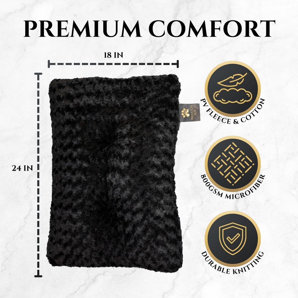 Cozy Canine Plush Dog Bed for Small & Medium Dogs