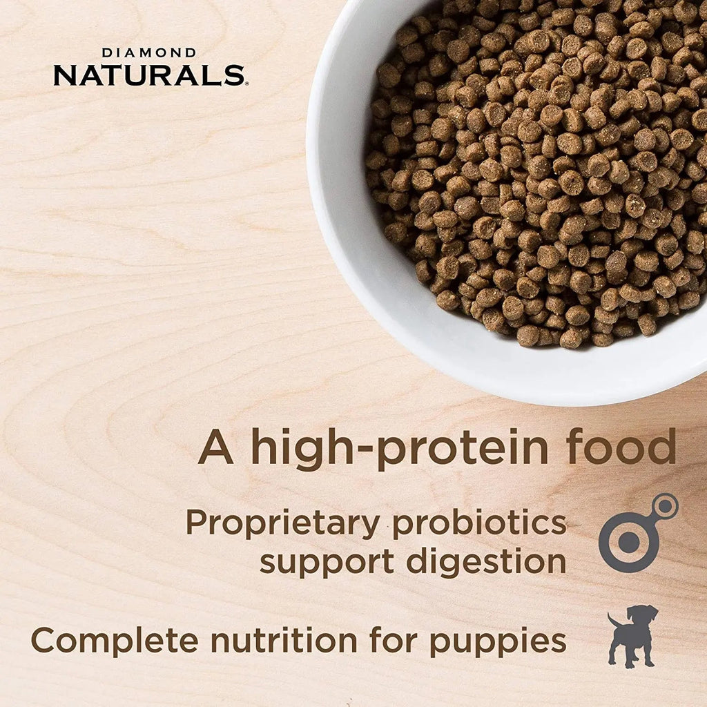 Diamond Naturals Small Medium Breed Puppy Dry Dog Food 18lbs.