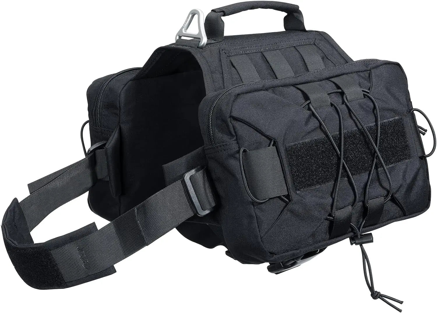 Dog Backpack Tactical Saddle Bag 900D Nylon Hiking Camping Pack Large Dogs