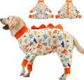 Anti-Lick Recovery Dog Pajamas – Jurassic Knit UV Suit