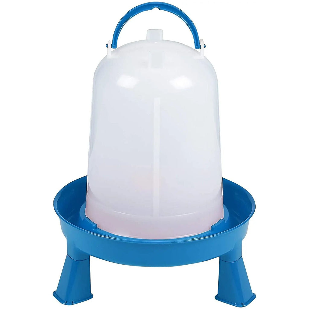 Double-Tuf Poultry Waterer with Legs for Chickens & Birds 3 Quart