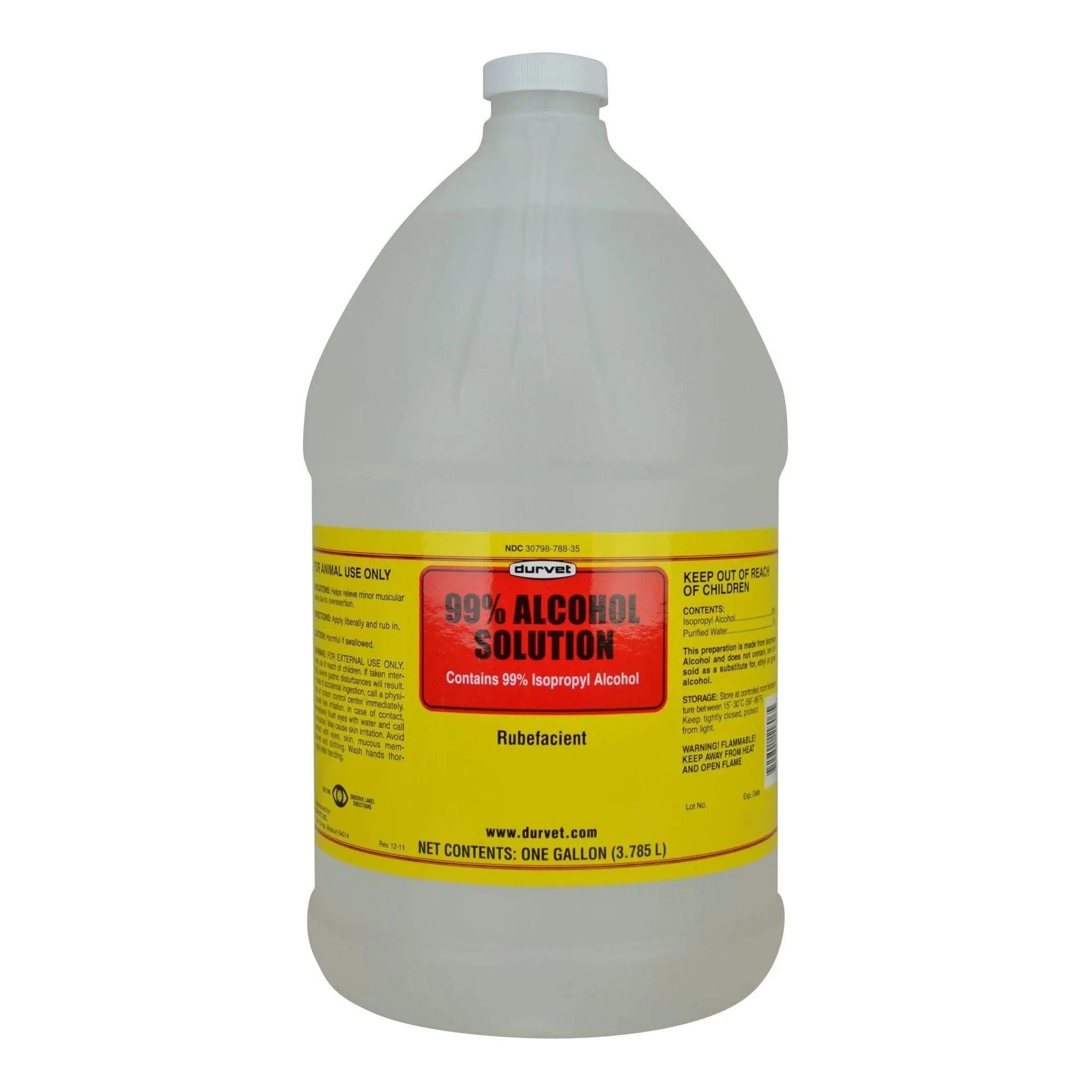 Durvet 99% Isopropyl Alcohol Solution 1 Gallon