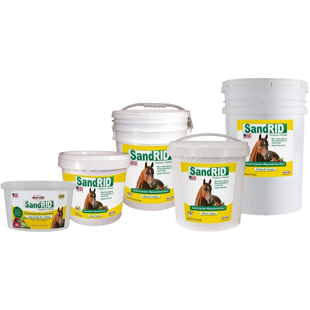 Durvet Equine Sandrid Psyllium Pellets 20 lbs. Apple Flavor