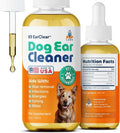 Gentle Natural Dog Ear Cleaner - Effective Relief for Wax, Itch & Irritation