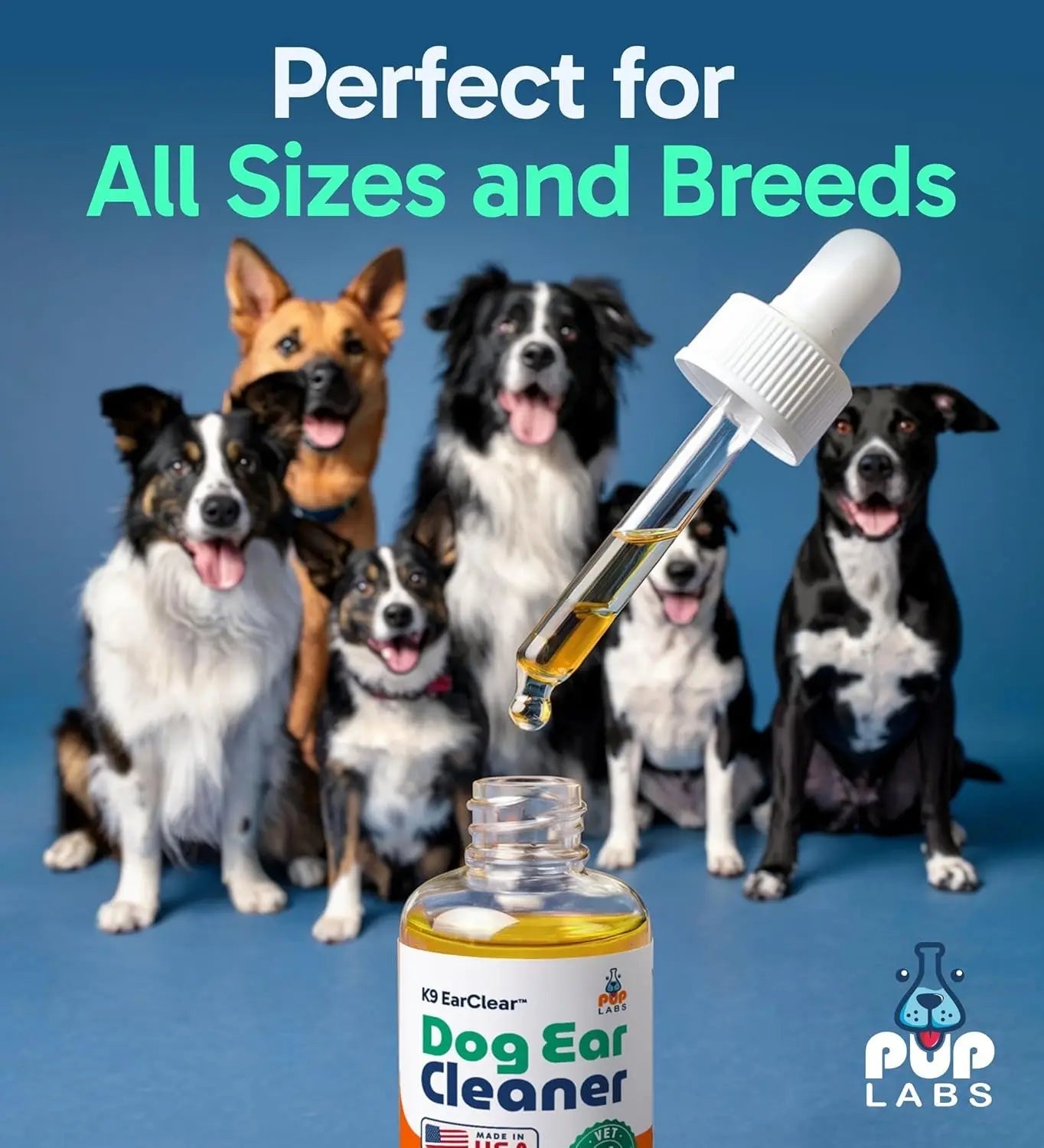 Gentle Natural Dog Ear Cleaner - Effective Relief for Wax, Itch & Irritation