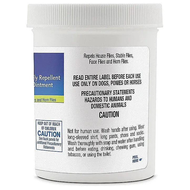 Farnam Flys-Off Repellent Ointment 7 oz for Dogs & Horses Kills Repels Flies