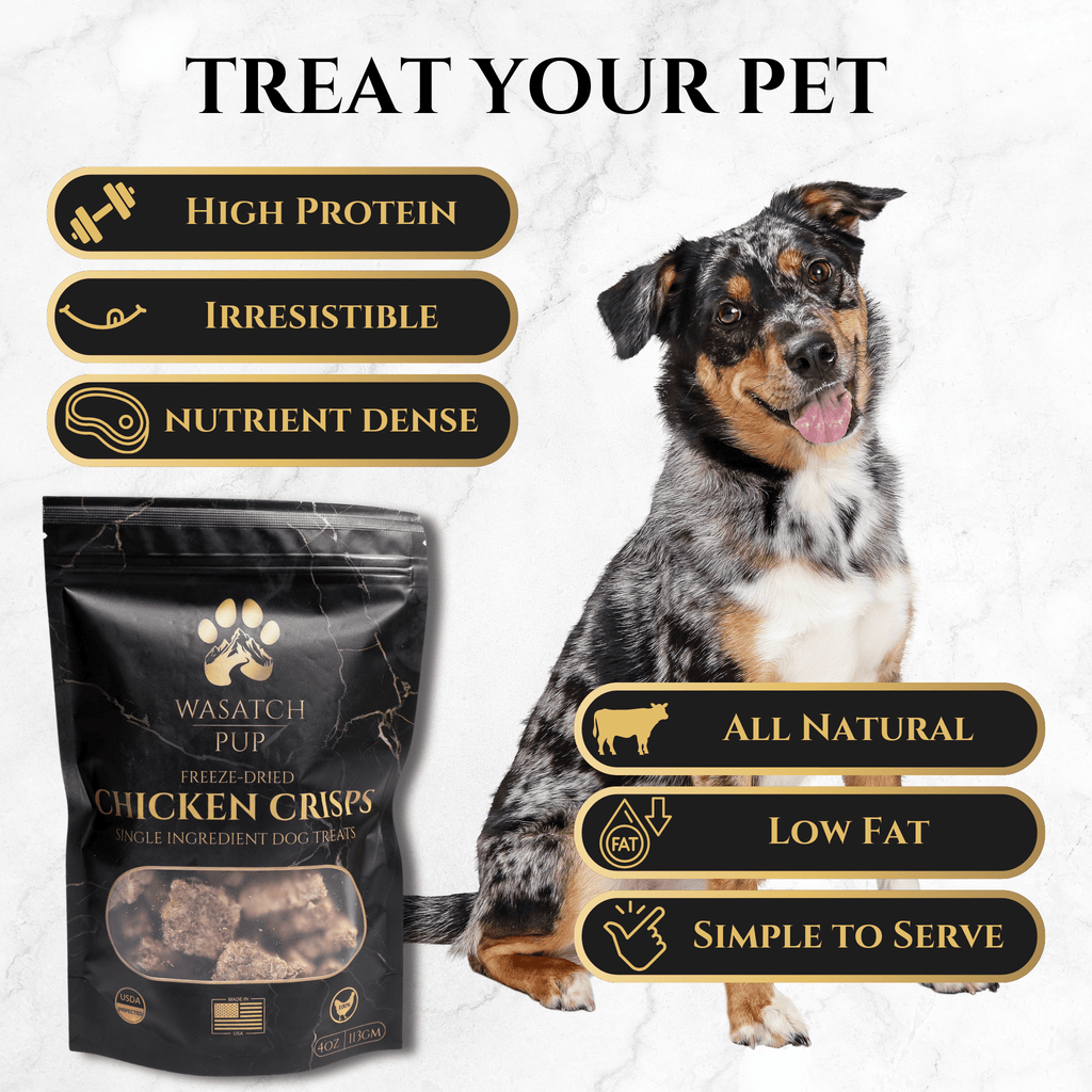 Freeze-Dried Chicken Crisps Dog Treats