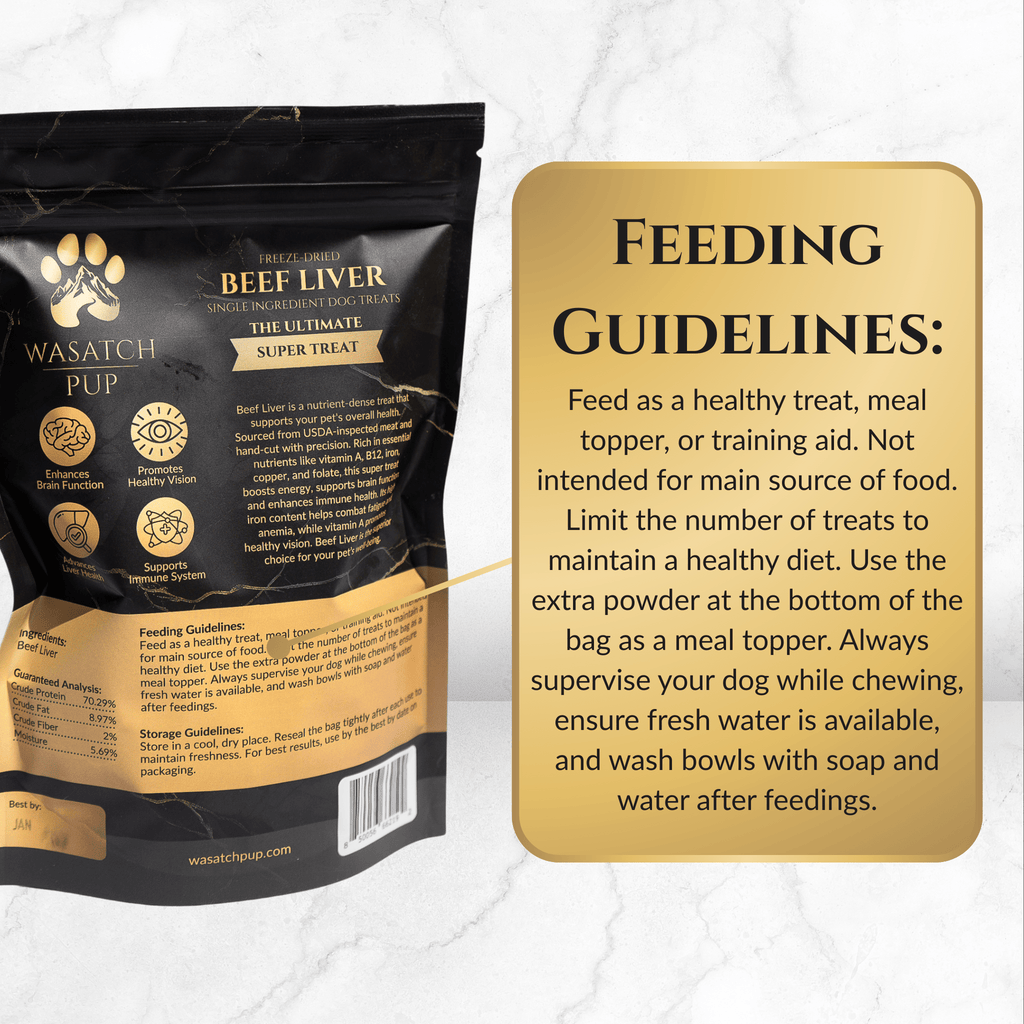 Freeze-Dried Beef Liver Dog Treat